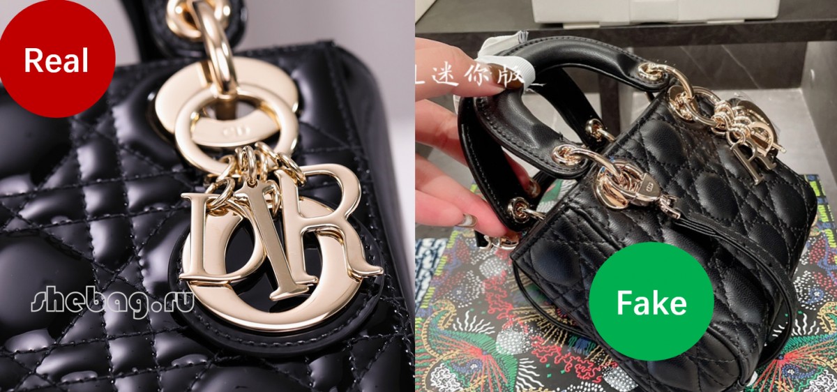 Sahte bir tasarımcı çantası nasıl anlaşılır? (gerçek fotoğraflara karşı sahte fotoğraflar): Dior (2022 güncellendi)-En İyi Kalite Sahte Louis Vuitton Çanta Online Mağazası, Replika tasarım çanta ru