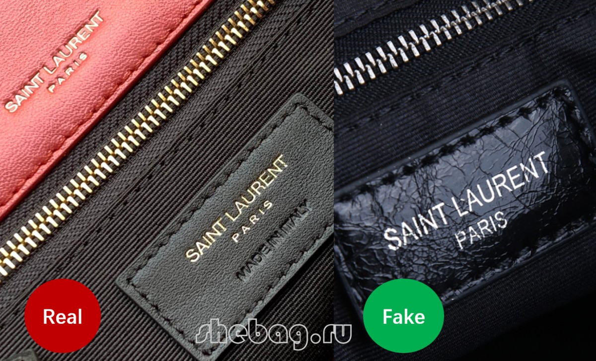 Làm thế nào để phát hiện một chiếc túi hàng hiệu giả? (Ảnh giả và ảnh thật): YSL (cập nhật năm 2022) - Chất lượng tốt nhất Cửa hàng trực tuyến Túi Louis Vuitton giả, Túi hàng hiệu nhái ru