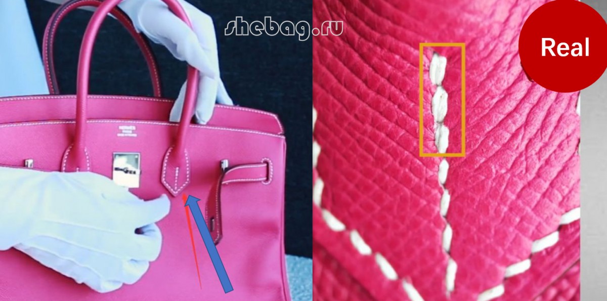 Sahte bir tasarımcı çantası nasıl anlaşılır? (gerçek fotoğraflara karşı sahte fotoğraflar): Hermes (2022 güncellendi)-En İyi Kalite Sahte Louis Vuitton Çanta Online Mağazası, Çoğaltma tasarım çanta ru