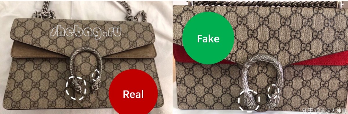 Kako uočiti lažnu dizajnersku torbu? (lažne nasuprot stvarnim fotografijama): Gucci (ažurirano 2022.)-Najkvalitetnija lažna torba Louis Vuitton online trgovina, replika dizajnerske torbe ru