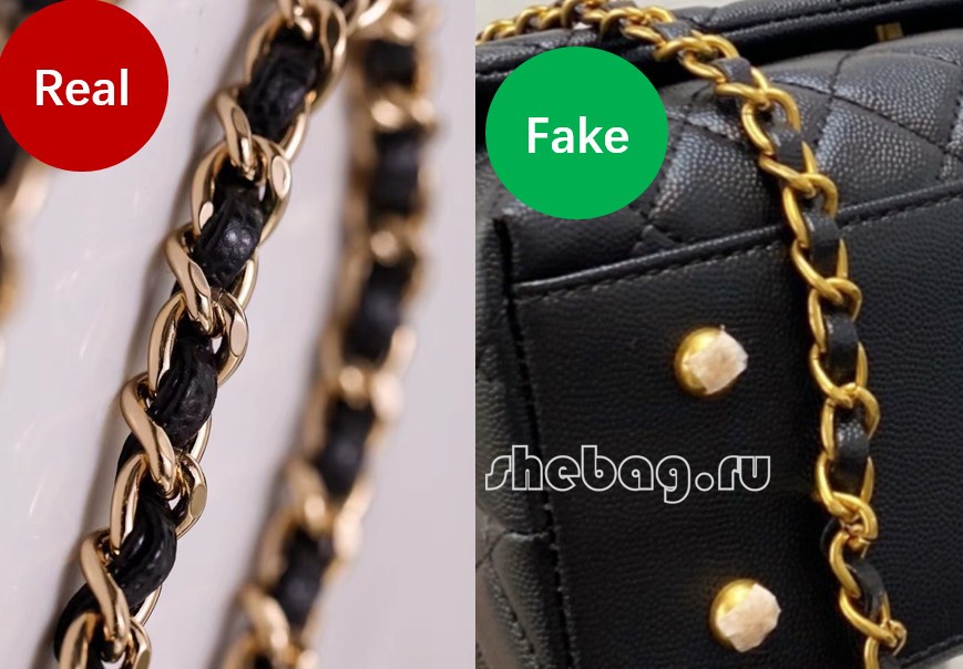 Hvordan får man øje på en falsk designertaske?(falske vs rigtige billeder): Chanel (2022 opdateret)-Bedste kvalitet falske Louis Vuitton taske onlinebutik, kopi designertaske ru