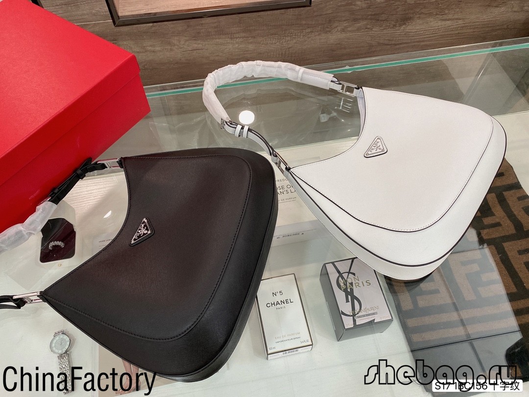 Hvordan oppdage en falsk designerveske? (falske vs ekte bilder): Prada (2022 oppdatert)-Best Quality Fake Louis Vuitton Bag Online Store, Replica designer bag ru