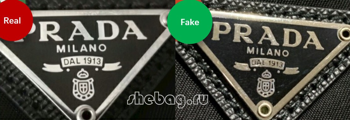 Hvordan får man øje på en falsk designertaske?(falske vs rigtige billeder): Prada (2022 opdateret)-Bedste kvalitet falske Louis Vuitton taske onlinebutik, kopi designertaske ru