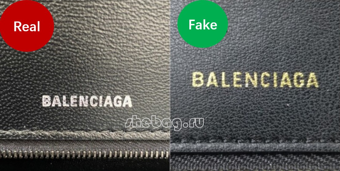 Como identificar uma bolsa de grife falsa? (fotos falsas vs reais): BALENCIAGA (atualizado em 2022) - Loja online de bolsa Louis Vuitton falsa de melhor qualidade, bolsa de grife de réplica ru