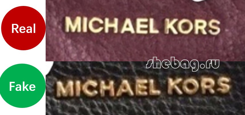 Come riconoscere una borsa firmata falsa? (foto false vs foto reali): Michael Kors-Negozio in linea della borsa falsa di Louis Vuitton di migliore qualità, borsa del progettista della replica ru