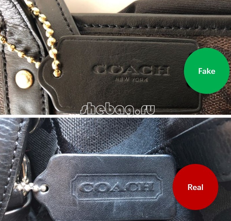 Paano makakita ng pekeng designer bag?(fake vs real photos): Coach (2022 updated)-Best Quality Fake Louis Vuitton Bag Online Store, Replica designer bag ru