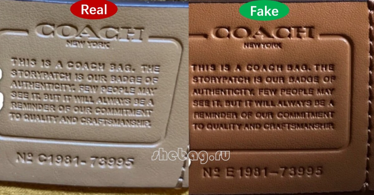 Jak rozpoznać fałszywą designerską torbę? (fałszywe kontra prawdziwe zdjęcia): Coach (aktualizacja 2022) - Best Quality Fake Louis Vuitton Bag Online Store, Replica designer bag ru