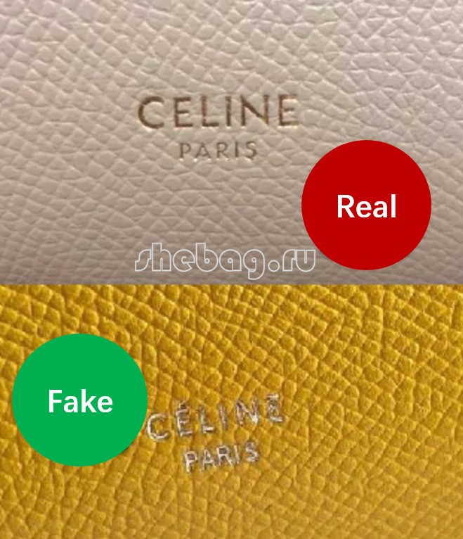 Як розпізнати підроблену дизайнерську сумку? (підробка проти реальних фотографій): Celine (оновлено 2022 року) - Інтернет-магазин підробленої сумки Louis Vuitton найкращої якості, копія дизайнерської сумки ru