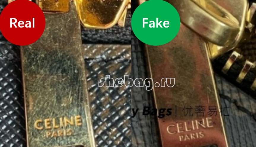 Cum să găsești o geantă de designer falsă? (fotografii false vs reale): Celine (actualizat în 2022)-Magazin online de geanți Louis Vuitton fals de cea mai bună calitate, replică geantă de designer ru