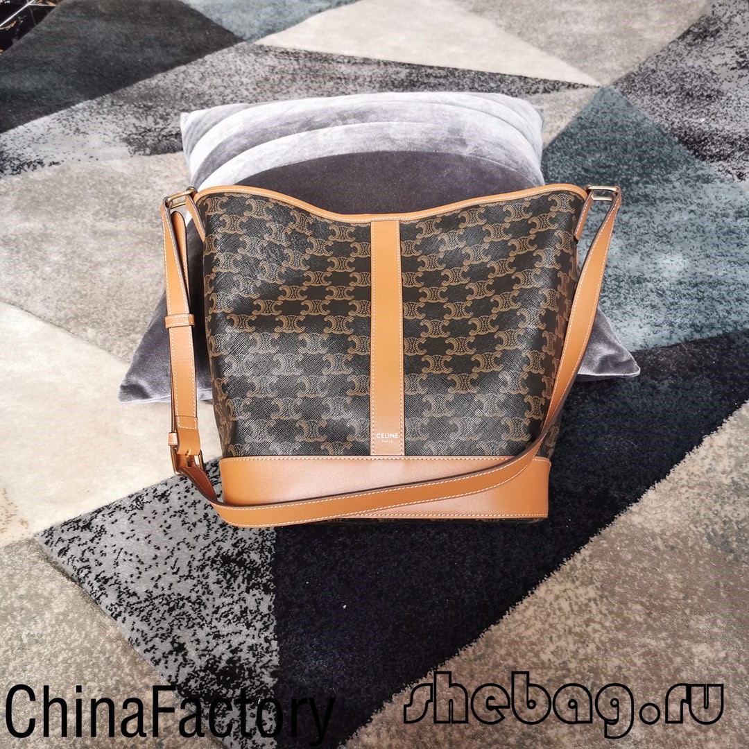 Topkwaliteit celine bucket bag replika: Celine Bucket Triomphe (bywurke yn 2022)-Best Quality Fake Louis Vuitton Bag Online Store, Replica designer bag ru