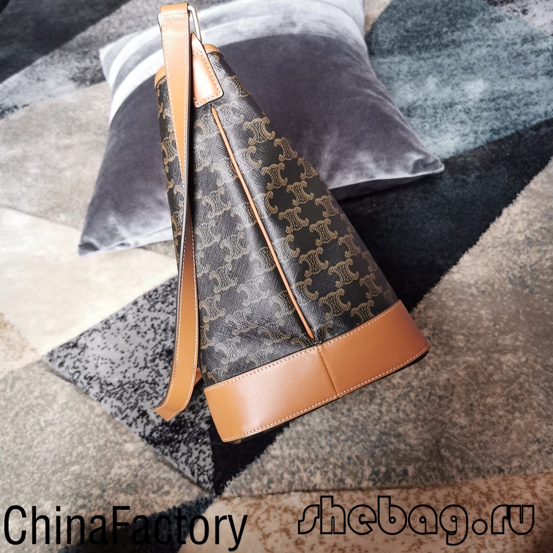 Реплика на торбичка со врвен квалитет: Celine Bucket Triomphe (ажурирано во 2022 година) - Онлајн продавница за лажни торби Луј Витон со најдобар квалитет, дизајнерска торба со реплика ru