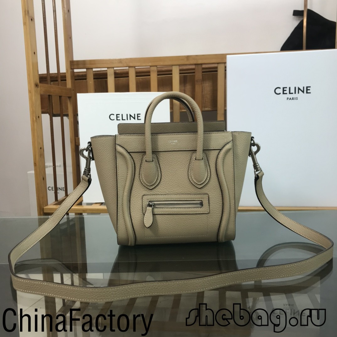 Celine luag nyav lub hnab replica: Celine Luggage Nano tote (2022 hloov tshiab)-Zoo Zoo Fake Louis Vuitton Hnab Online Khw, Replica designer hnab ru