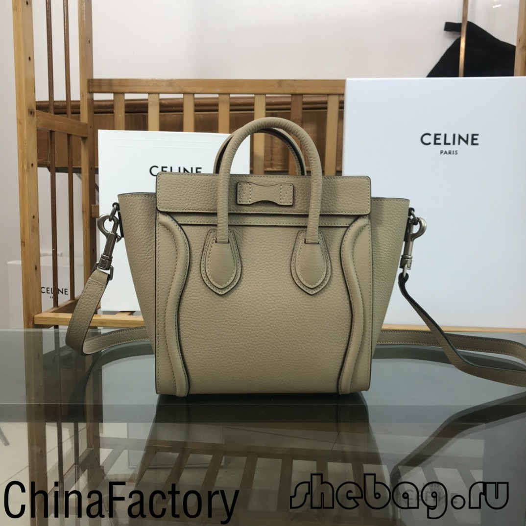 Replica della borsa del sorriso di Celine: tote Celine Luggage Nano (aggiornato al 2022)-Best Quality Fake Louis Vuitton Bag Online Store, Replica designer bag ru