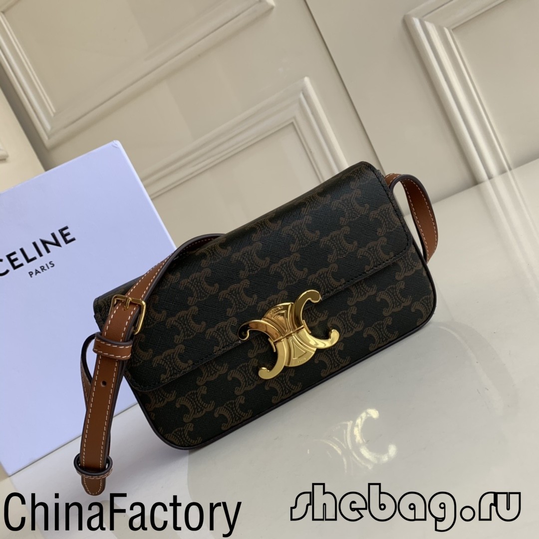Pazari në internet i kopjeve më të mira të çantave Celine: Celine Triomphe (Përditësuar në 2022)-Dyqani në internet i çantave të rreme Louis Vuitton me cilësi më të mirë, çanta kopjuese ru