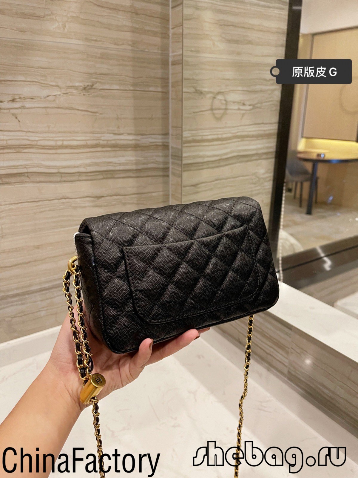 Réplica de caviar de bolso con solapa clásica de Chanel: bolso de hombro (2022 más caliente) - Tienda en línea de bolsos falsos de Louis Vuitton de la mejor calidad, bolso de diseñador Réplica ru