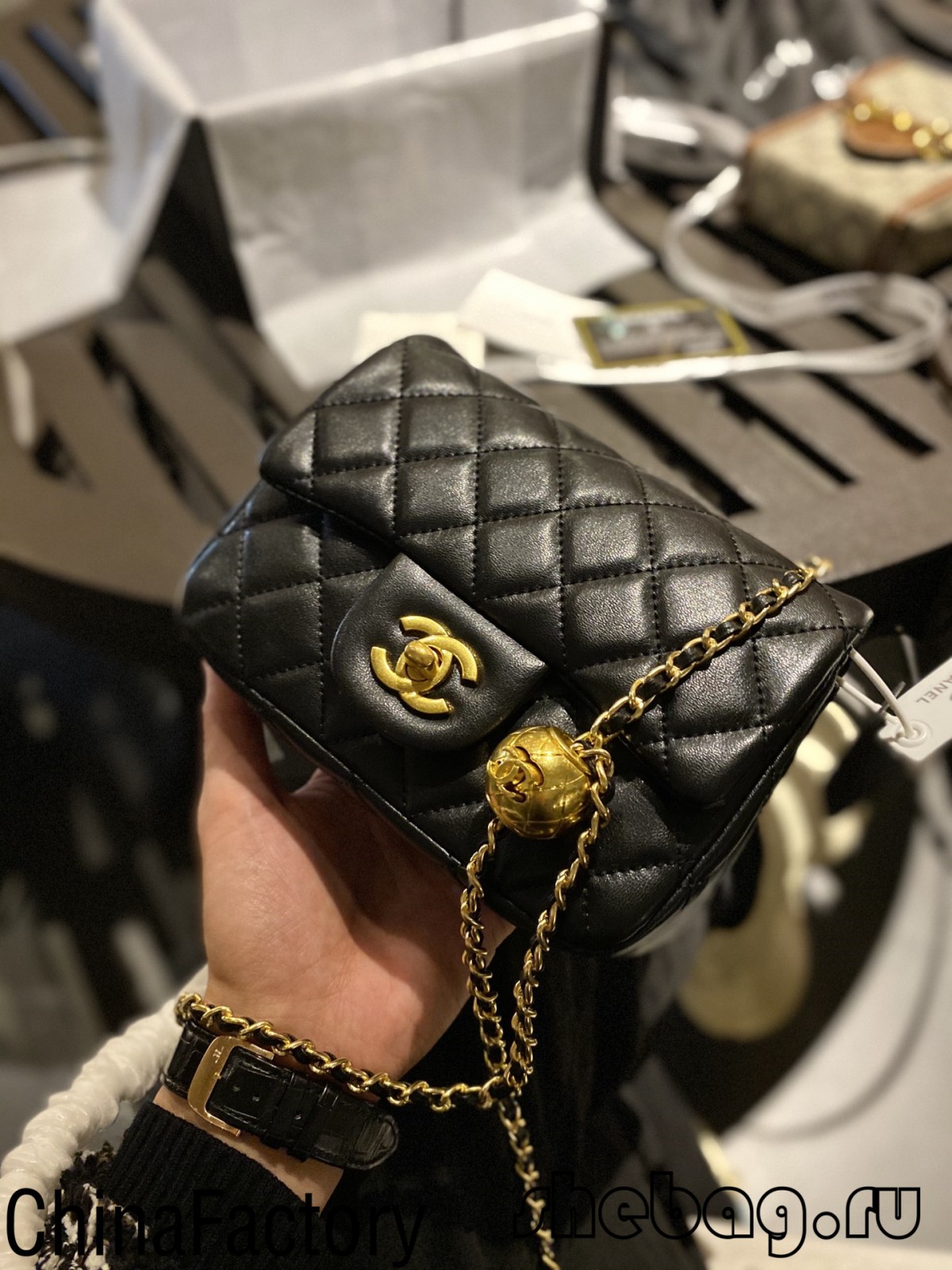 1:1 Replika tas Chanel: flap klasik dengan rantai yang dapat disesuaikan (2022 Terpanas) - Toko Online Tas Louis Vuitton Palsu Kualitas Terbaik, tas desainer replika ru