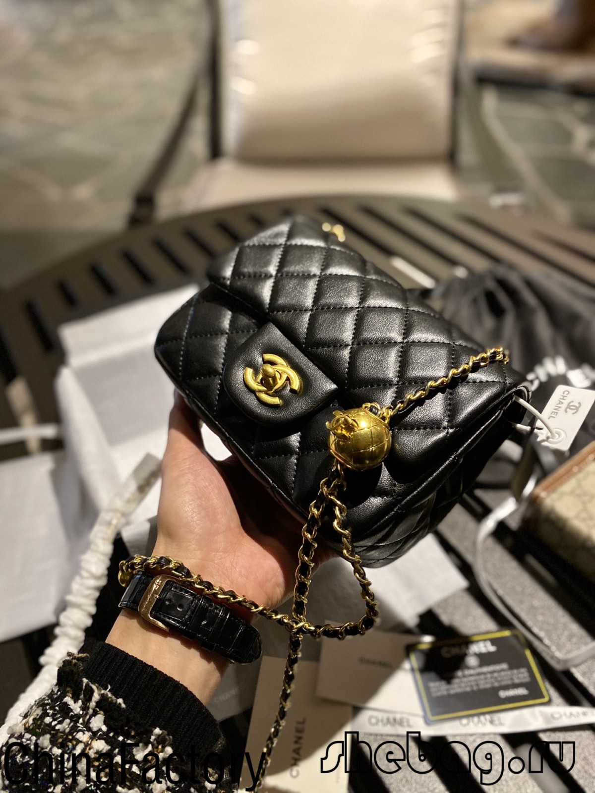 Bản sao túi Chanel 1: 1: nắp cổ điển với dây xích có thể điều chỉnh (Nóng nhất năm 2022) - Chất lượng tốt nhất Túi Louis Vuitton giả trực tuyến, túi thiết kế bản sao ru