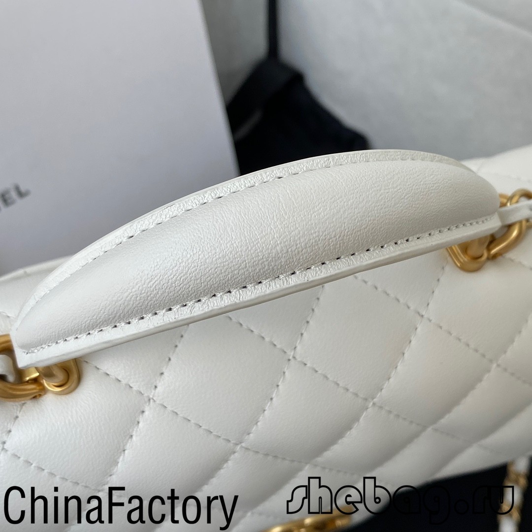 ماکت کیف Chanel با کیفیت بالا: فلپ کلاسیک با دسته (2022 داغترین) - فروشگاه اینترنتی کیف لویی ویتون تقلبی با بهترین کیفیت، کیف طراح ماکت ru