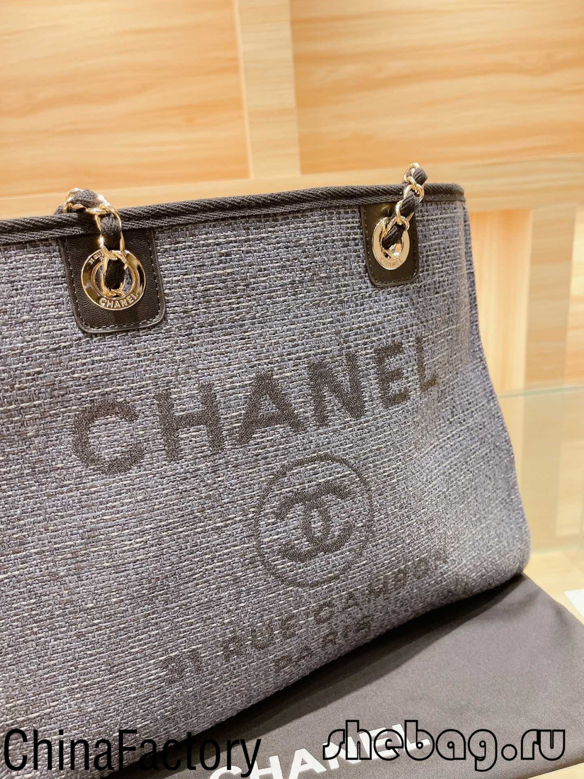 Chanel Deauville Canvas Tote bag replica wholesale seller แนะนำ (2022 Hottest)-Best Quality Fake Louis Vuitton Bag Online Store, Replica designer bag ru