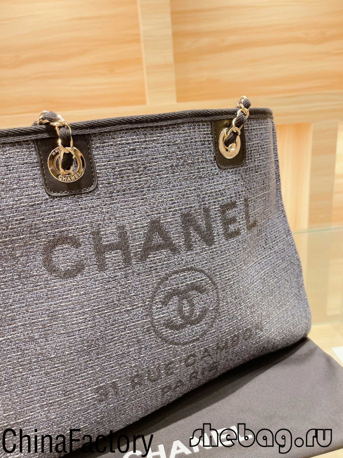 Chanel Deauville Canvas Tote bag replica wholesale seller recommendation (2022 Hottest)-Best Quality Fake Louis Vuitton Bag Online Store, Replica designer bag ru