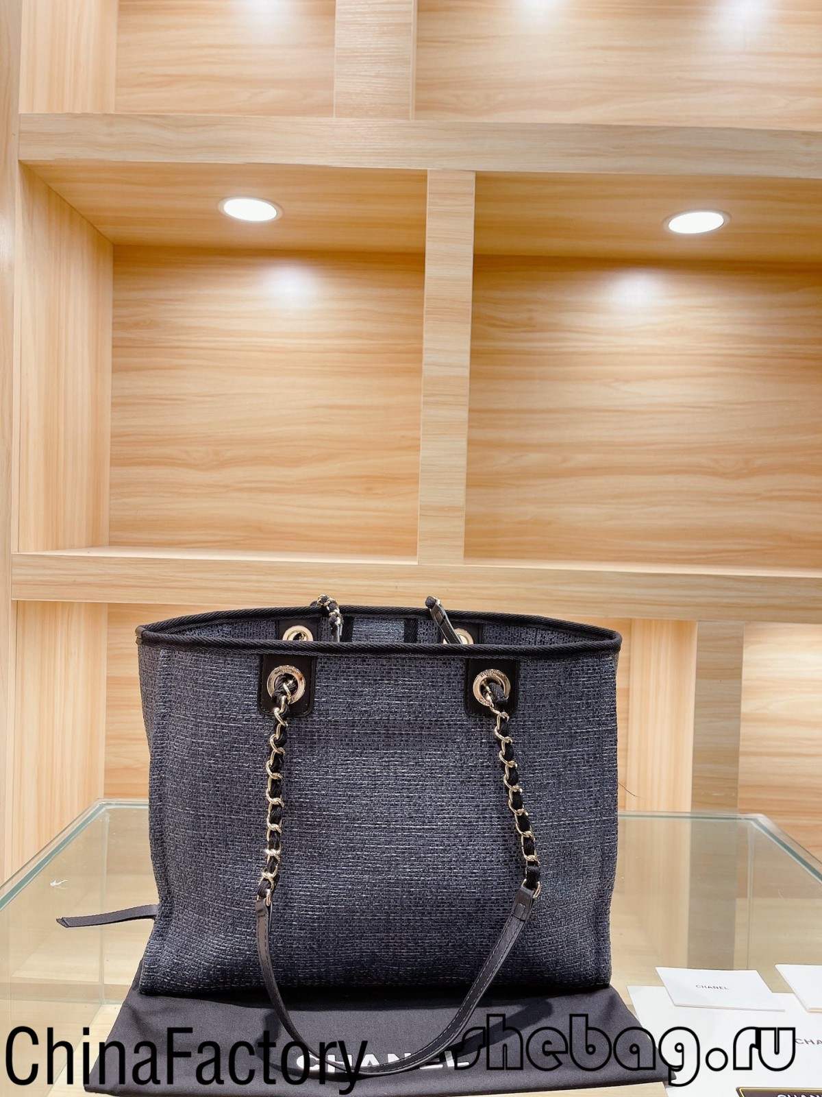 Chanel Deauville Canvas Tote Bag Replica Grousshandel Verkeefer Empfehlung (2022 Hottest)-Bescht Qualitéit Fake Louis Vuitton Bag Online Store, Replica Designer Bag ru