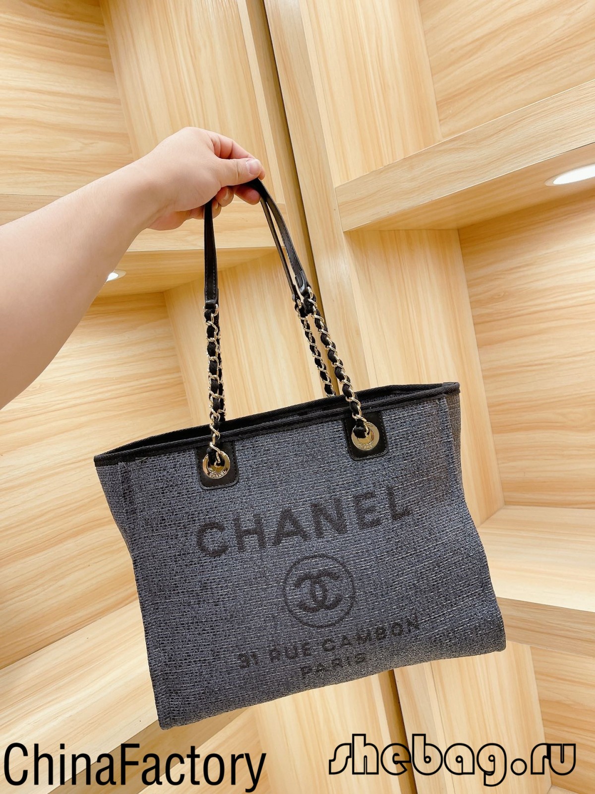 Chanel Deauville Canvas Tote Bag Replica Thok seller Repference (2022 Hottest)-Best Quality Fake Louis Vuitton Bag آن لائن اسٽور، Replica designer bag ru