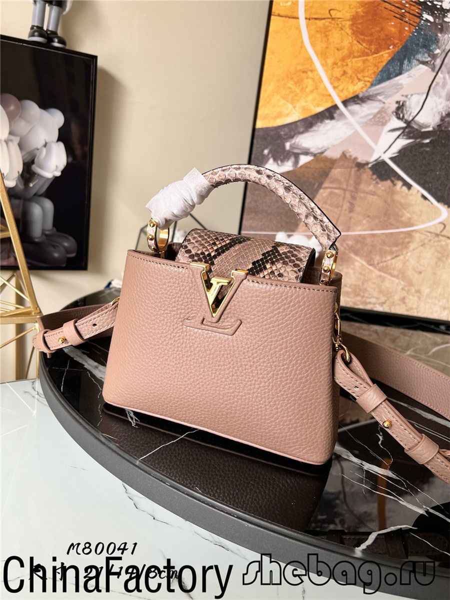 LV Capucines apo ajọra awọn ti o ntaa apo ejika ni Ilu China (osunwon 2022) - Didara ti o dara julọ Fake Louis Vuitton Bag Online itaja, Apẹrẹ ajọra apo ru