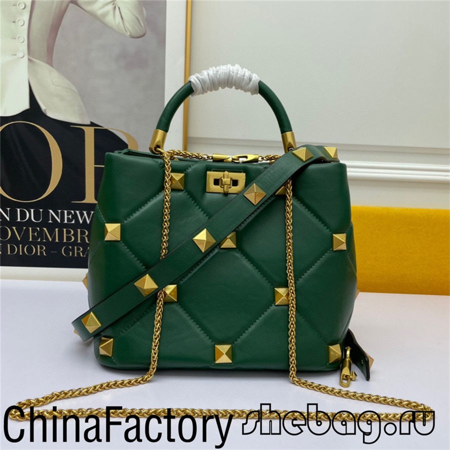 Tas replika Valentino: Roman Stud large Hongkong (2022 paling anyar)-Toko Online Tas Louis Vuitton Palsu Kualitas Terbaik, Tas desainer replika ru