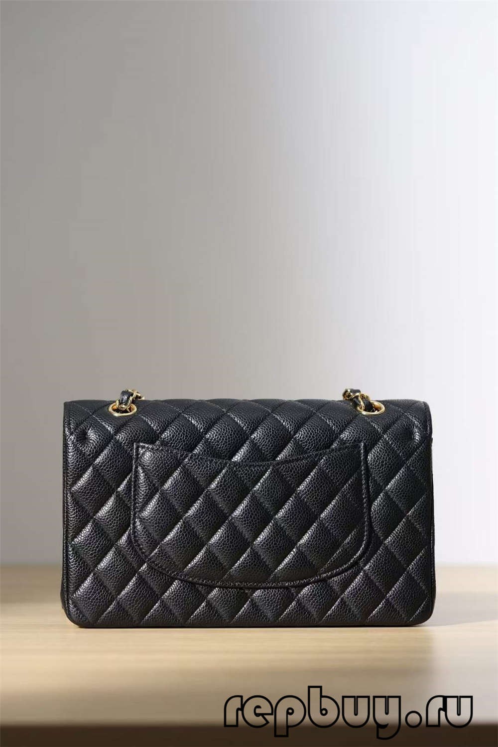 CHANEL Classicc Flap с катарама от черно злато 25 см горни чанти реплика (2022 г. Актуализирана)-Най-добро качество на фалшива чанта Louis Vuitton онлайн магазин, копия на дизайнерска чанта ru