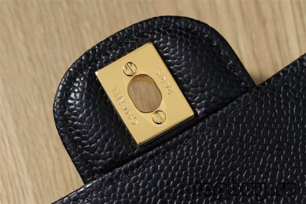 CHANEL Classicc Flap top replica bags black gold buckle 25cm Logo detail (2022 Latest)-Best Quality Fake Louis Vuitton Bag Online Store, Replica designer bag ru