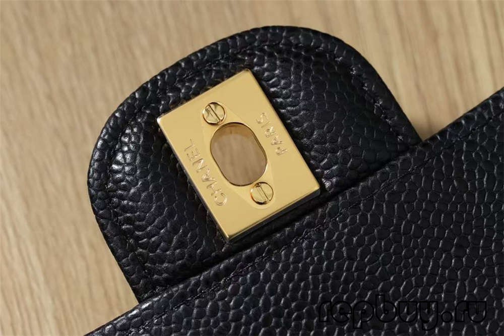 Chanel Classicc Flap top replica bags black gold boucle 25cm logo detail (2022 latest)-Best Quality Fake Louis Vuitton Bag Online Store, Replica designer bag ru