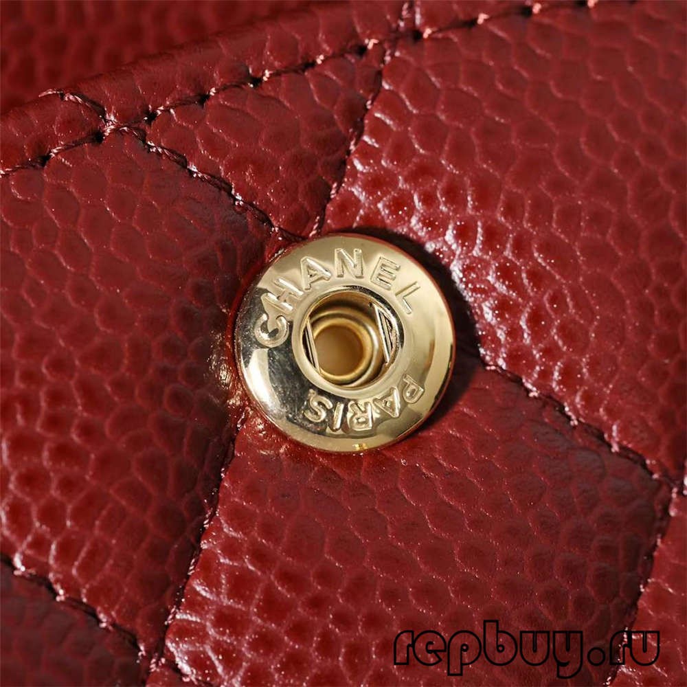 CHANEL Classicc 翻蓋包紅色 25cm 細節（2022 版）-Best Quality Fake Louis Vuitton Bag Online Store, Replica Designer bag ru