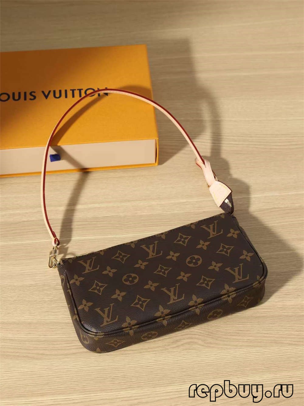 Louis Vuitton M40712 Pochette Top Replica Handbag (2022 Updated)-Best Quality Fake Louis Vuitton Bag آن لائن اسٽور، Replica designer bag ru