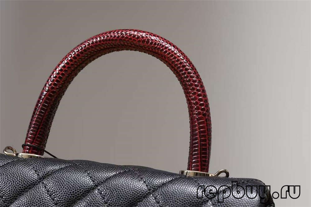 Chanel Coco Handle กระเป๋าถือแบบจำลองสีดำทองหัวเข็มขัดฮาร์ดแวร์และรายละเอียดการจัดการ (2022 อัปเดต) - ร้านค้าออนไลน์กระเป๋า Louis Vuitton ปลอมคุณภาพดีที่สุด, นักออกแบบกระเป๋าจำลอง ru