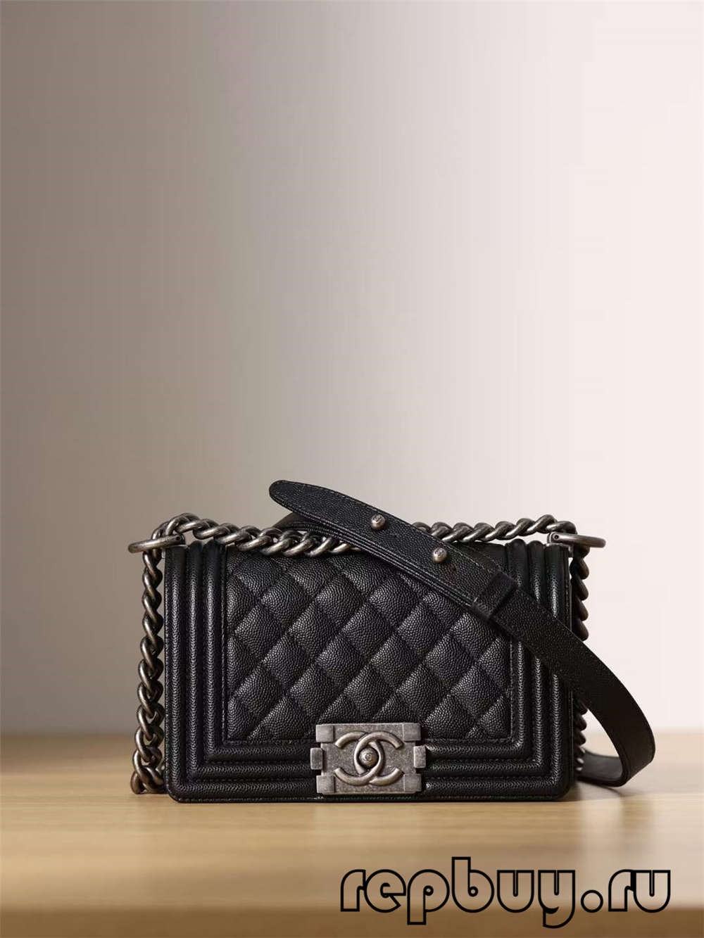 Chanel Leboy Top Replica Handbag Black Small (2022 Updated)-Toko Online Tas Louis Vuitton Palsu Kualitas Terbaik, Tas desainer replika ru