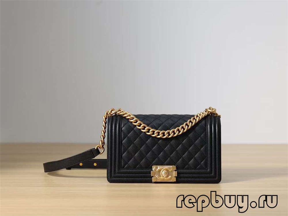 Chanel Leboy Top Replica Handbag Medium Gold Buckle (2022 Edition) - Best Quality Fake Louis Vuitton Bag Online Store, Replica designer bag ru