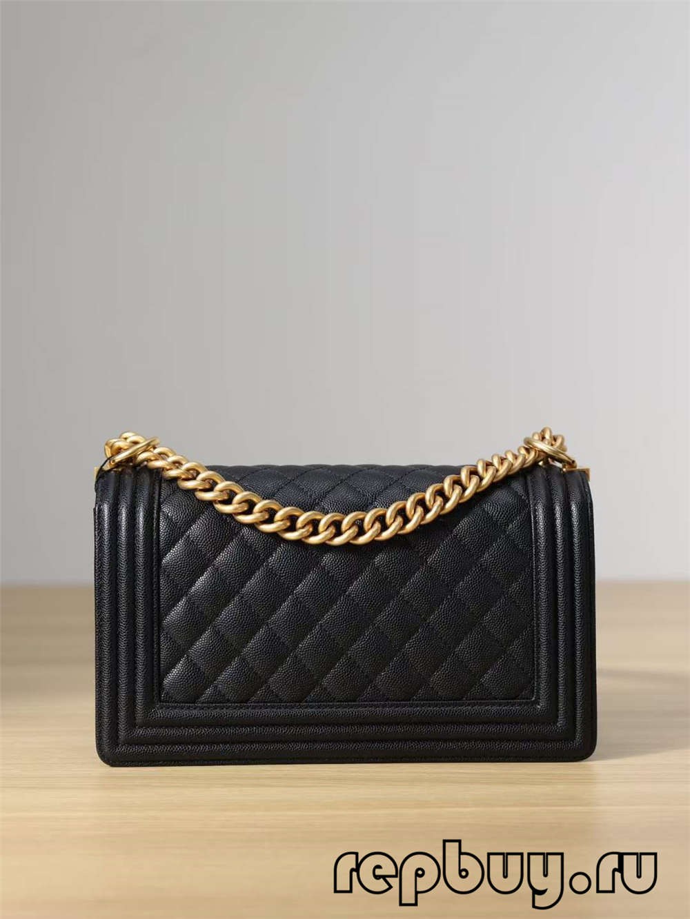 Chanel Leboy Top Replica Handbag Buckle Golden Medium (Nashr 2022) -Беҳтарин сифати қалбакӣ Louis Vuitton дар интернет-мағоза, Replica designer bag ru ru