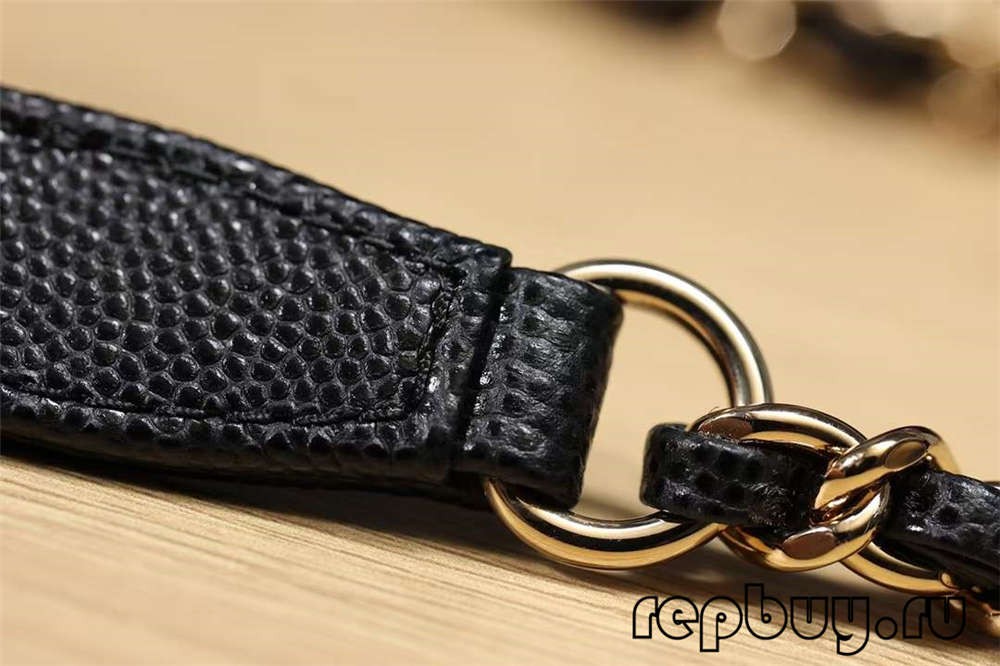 Chanel Coco Handle Top Replica Handbag Black Gold Buckle Inside Pocket Detail (2022 Updated)-Best Quality Fake Louis Vuitton Bag Online Store, Replica designer bag ru