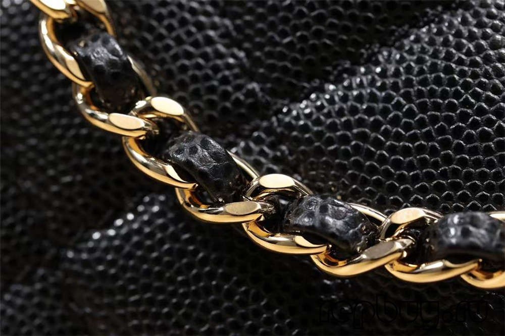 Chanel Coco Handle Top Replica Handbag Black Gold Buckle Inside Pocket Detail (2022 Updated) - Best Quality Fake Louis Vuitton Bag Online Store, Replica designer bag ru