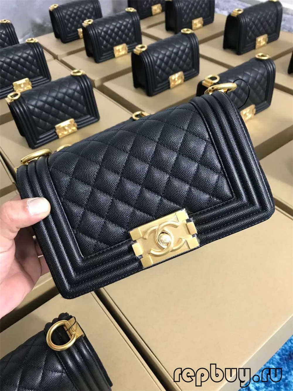 Chanel Leboy 4 top replica handbags gold buckle and silver buckle comparison (2022 Latest)-Best Quality Fake Louis Vuitton Bag Online Store, Replica designer bag ru
