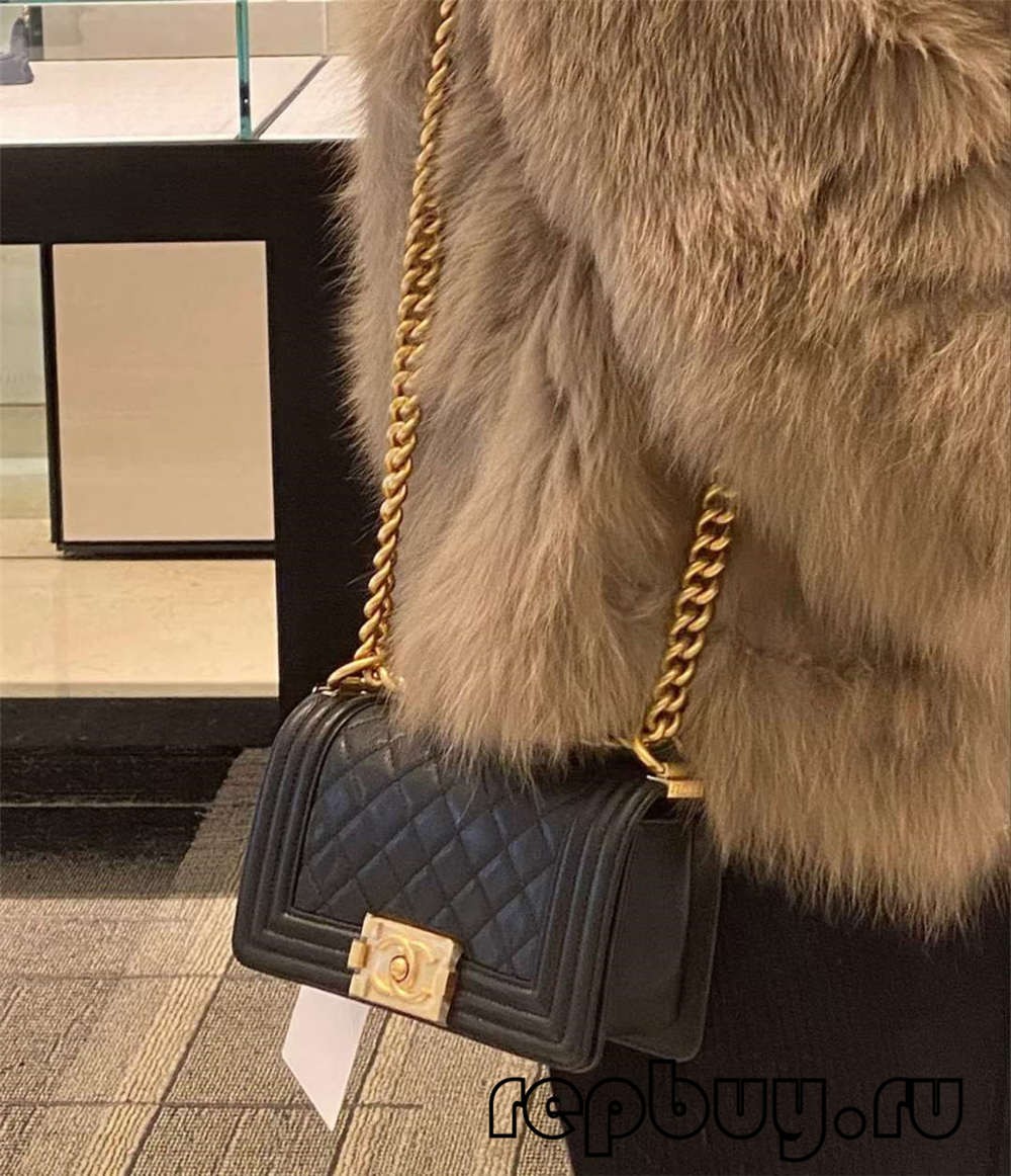 Chanel Leboy top réplica bolsos pequeña hebilla dorada efecto de uso diario (especial 2022) - Mejor calidad Fake Louis Vuitton Bag Tienda en línea, Réplica bolso de diseñador ru