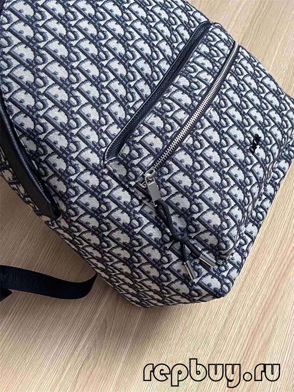 Bolsa de lona de réplica superior con bordado azul de Dior con estampado oblicuo (edición 2022) - Tenda en liña de bolsas Louis Vuitton falsas de mellor calidade, réplica de bolsas de deseño ru