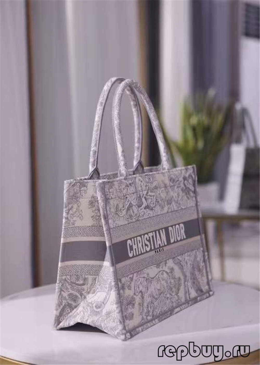 Dior Book Tote Small Top Replica Bags Grau 36.5 cm (2022 aktualisiert)-Beste Qualität Fake Louis Vuitton Bag Online Store, Replica Designer Bag ru