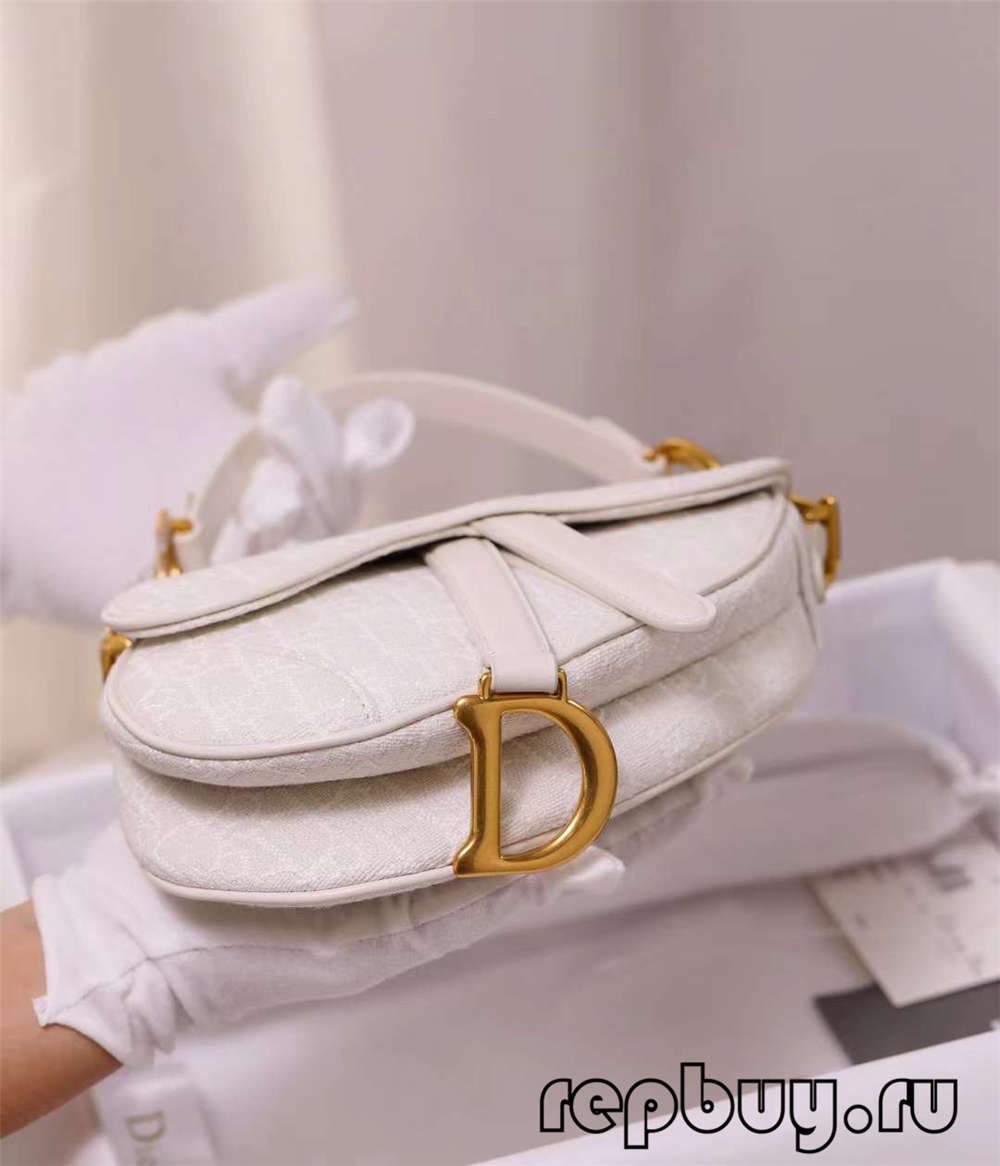 Dior top replica bags bolsa de sela branca 21cm pequena (edição 2022) - loja online de bolsa Louis Vuitton falsa de melhor qualidade, bolsa de designer de réplica ru