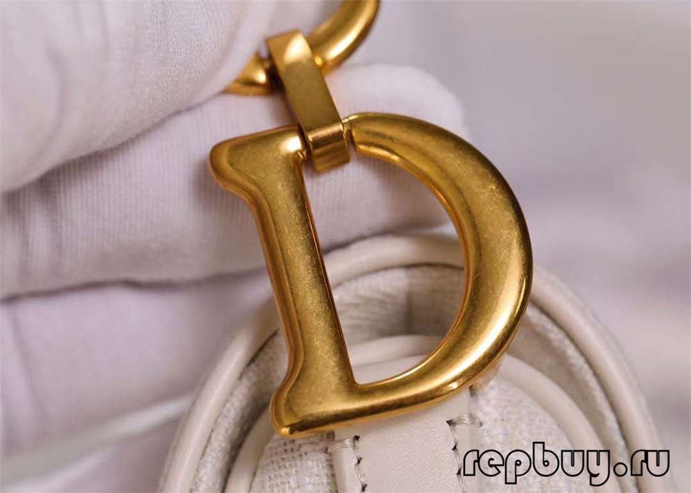 Dior Top Replica Bags Bela torba za sedlo 21 cm Small Craft Details (2022 najnovejše)-Spletna trgovina ponaredkov Louis Vuitton torbe najboljše kakovosti, dizajnerska torba replike ru