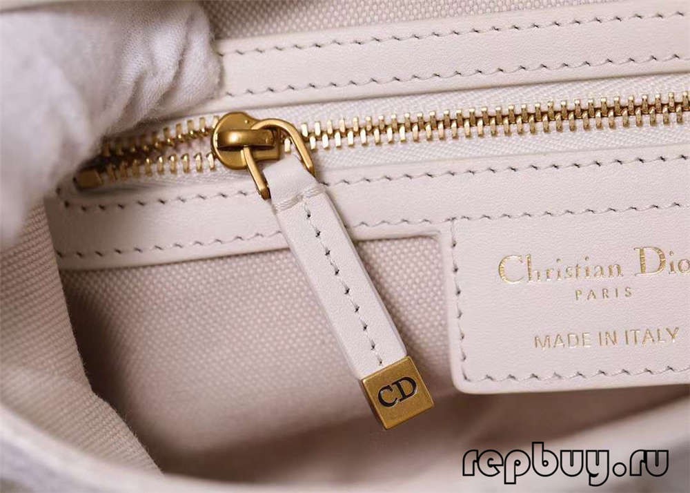 Dior Top Replica Bags Bijela torba na sedlo 25cm Detail (2022. ažurirano)-Najkvalitetnija lažna Louis Vuitton torba online trgovina, replika dizajnerske torbe ru