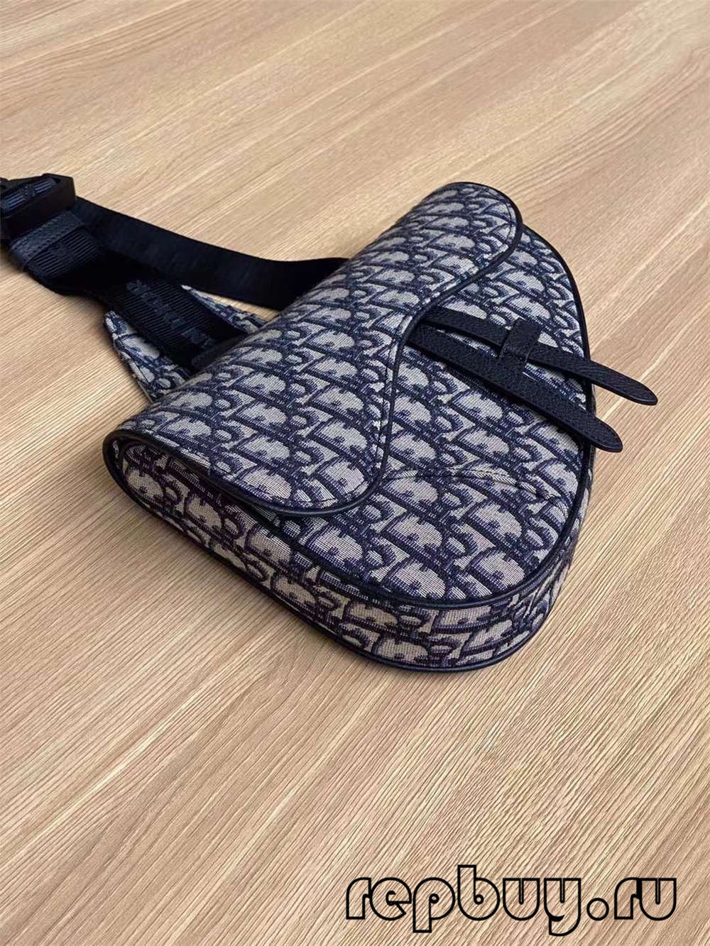 Dior top replica saddle bag black embroidery Oblique print 26cm (2022 Special)-Best Quality Fake Louis Vuitton Bag Online Store, Replica designer bag ru