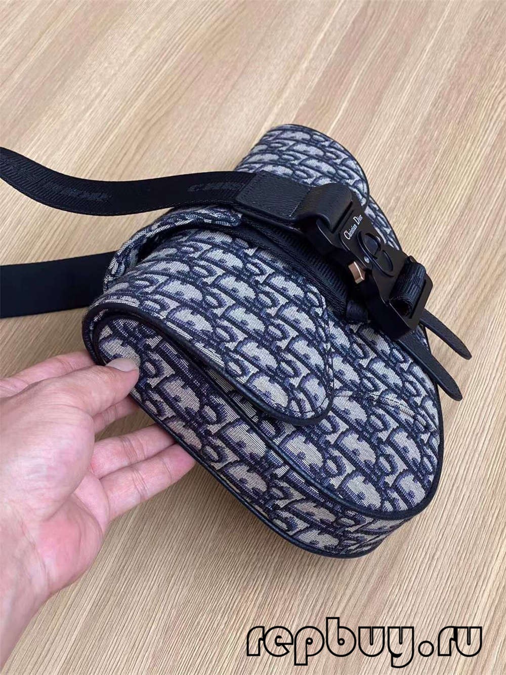 Dior top replica saddle bag black embroidery Oblique print 26cm (2022 Special)-Best Quality Fake Louis Vuitton Bag Online Store, Replica designer bag ru