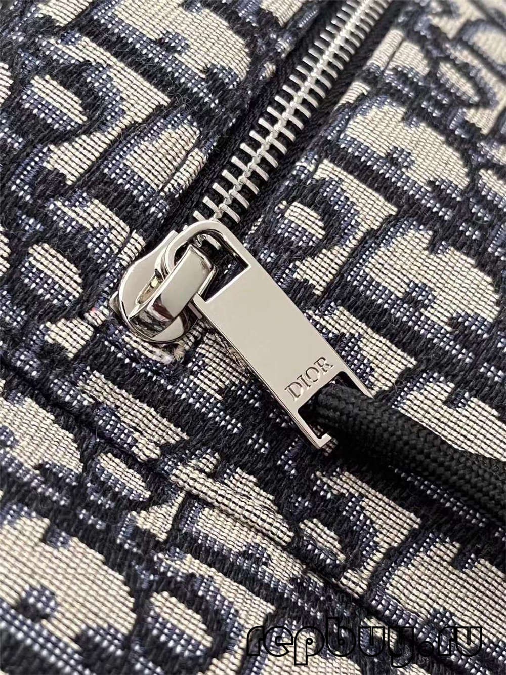 Dior réplica superior do bolso de lona bordado azul Detalles de impresión oblicua (edición 2022) - Tenda en liña de bolsos Louis Vuitton falsos de mellor calidade, réplica de bolsos de deseño ru