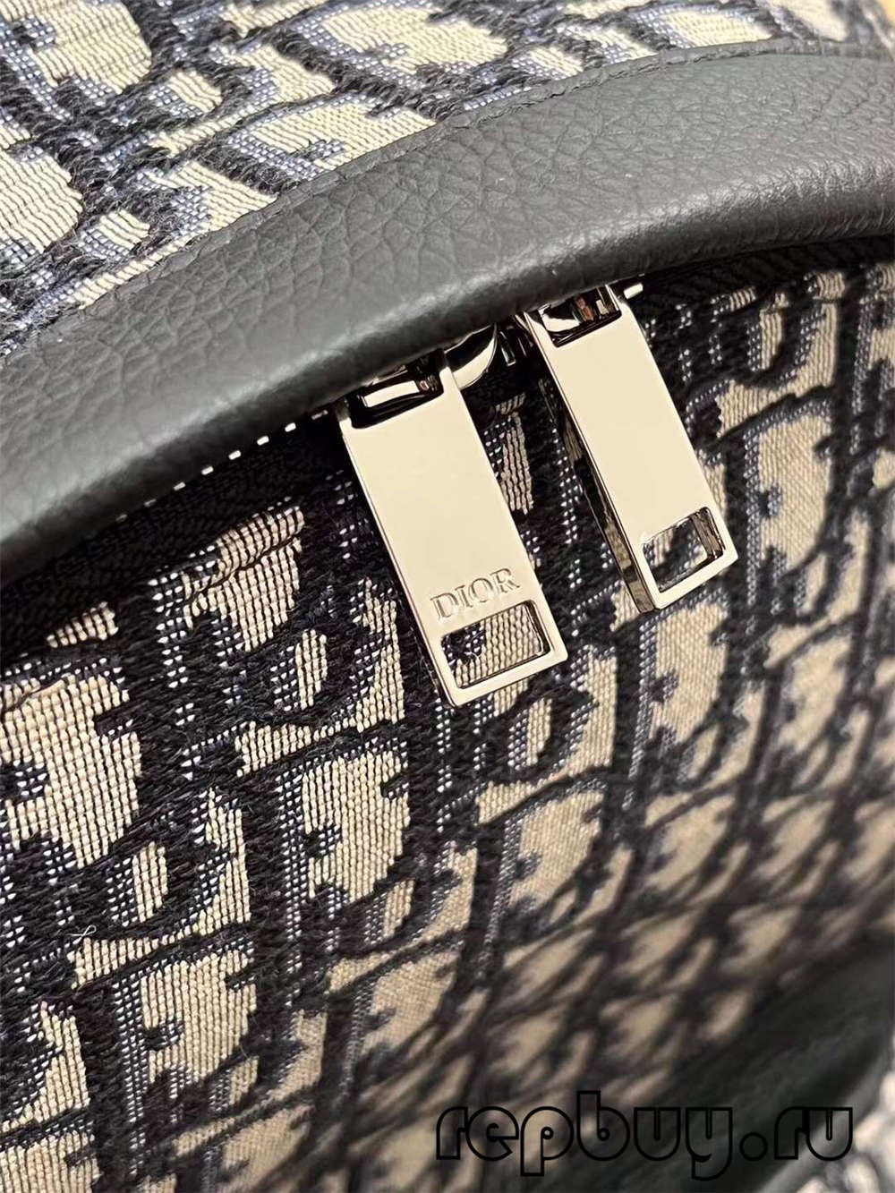 Dior top replica geantă duffel broderie albastră Detalii imprimeu oblic (ediția 2022)-Magazin online de geanți Louis Vuitton fals de cea mai bună calitate, replică geantă de designer ru